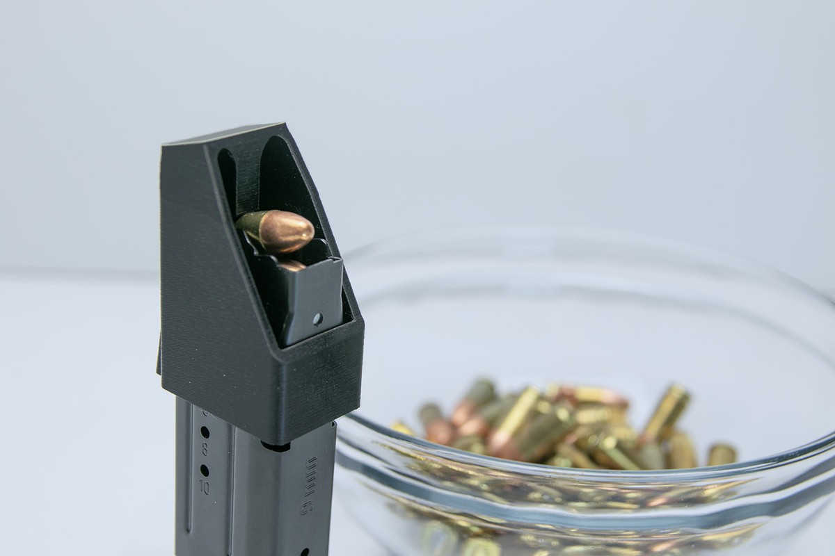 RangeWrks Magazine / Speed Loader for Smith & Wesson S&W Model 39 9mm - BLACK