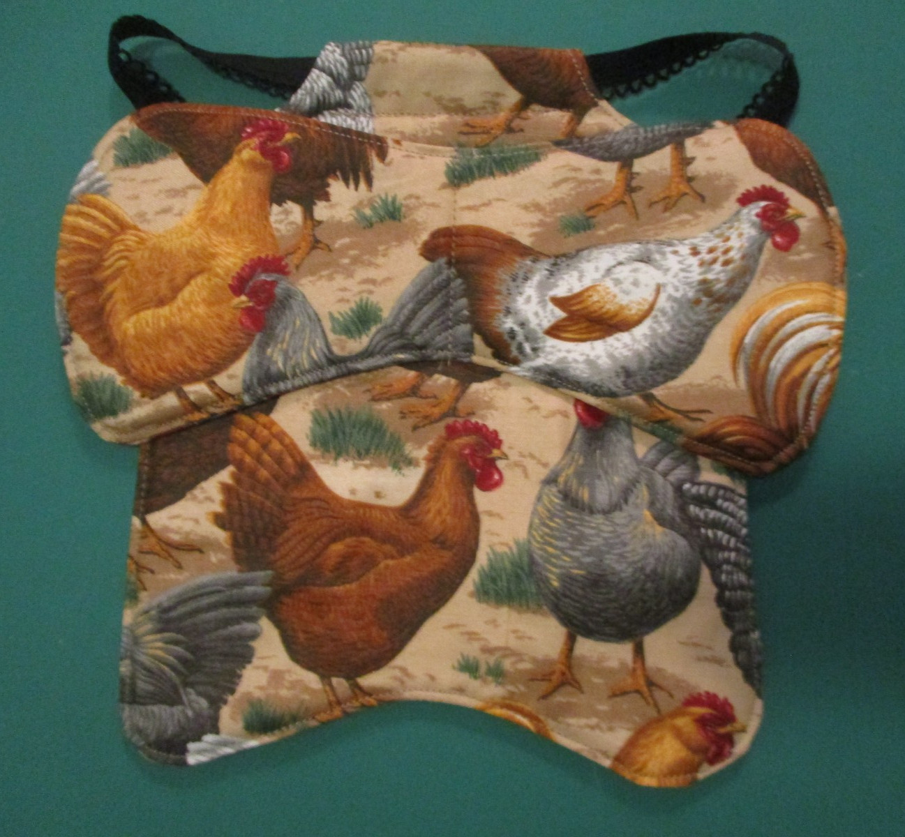 One Chicken Saddle Large Fowl Hen Protector with Wing Guard Padded Made in USA