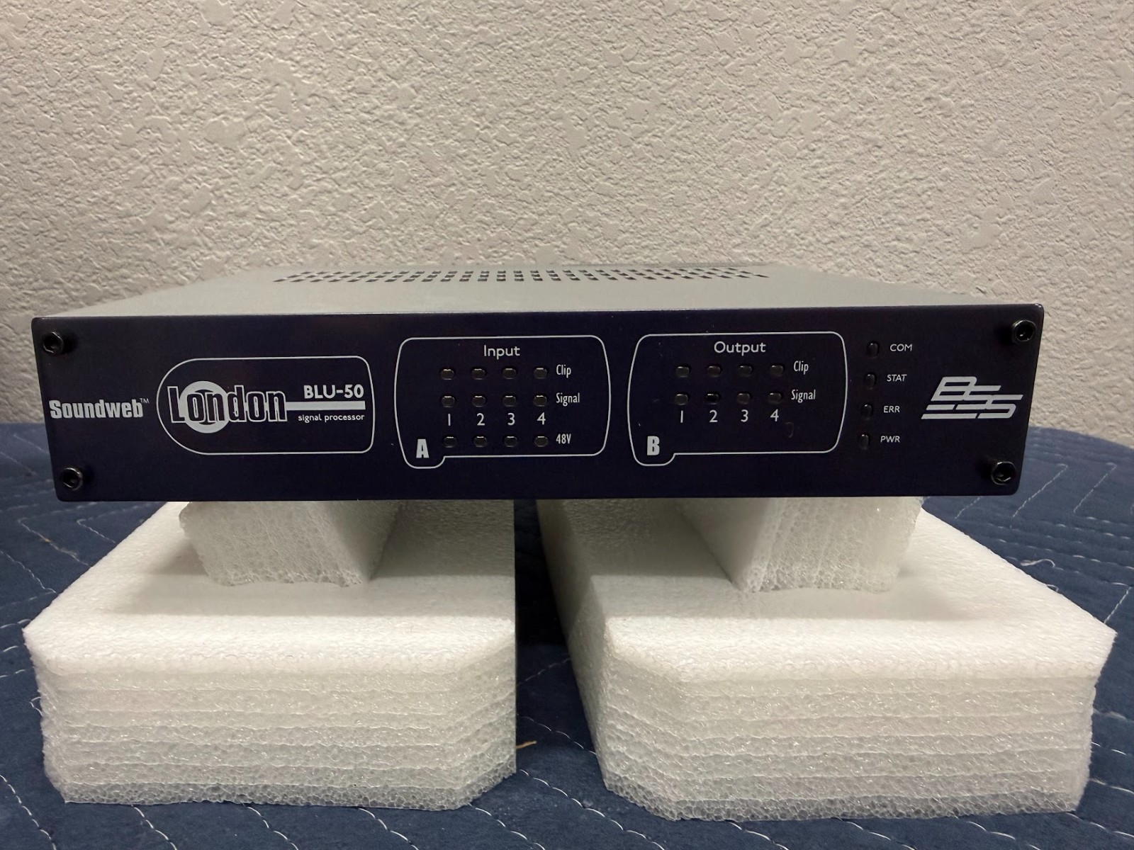 BSS BLU50-M - 4x4 Signal Processor with BLU link - New / Open Box