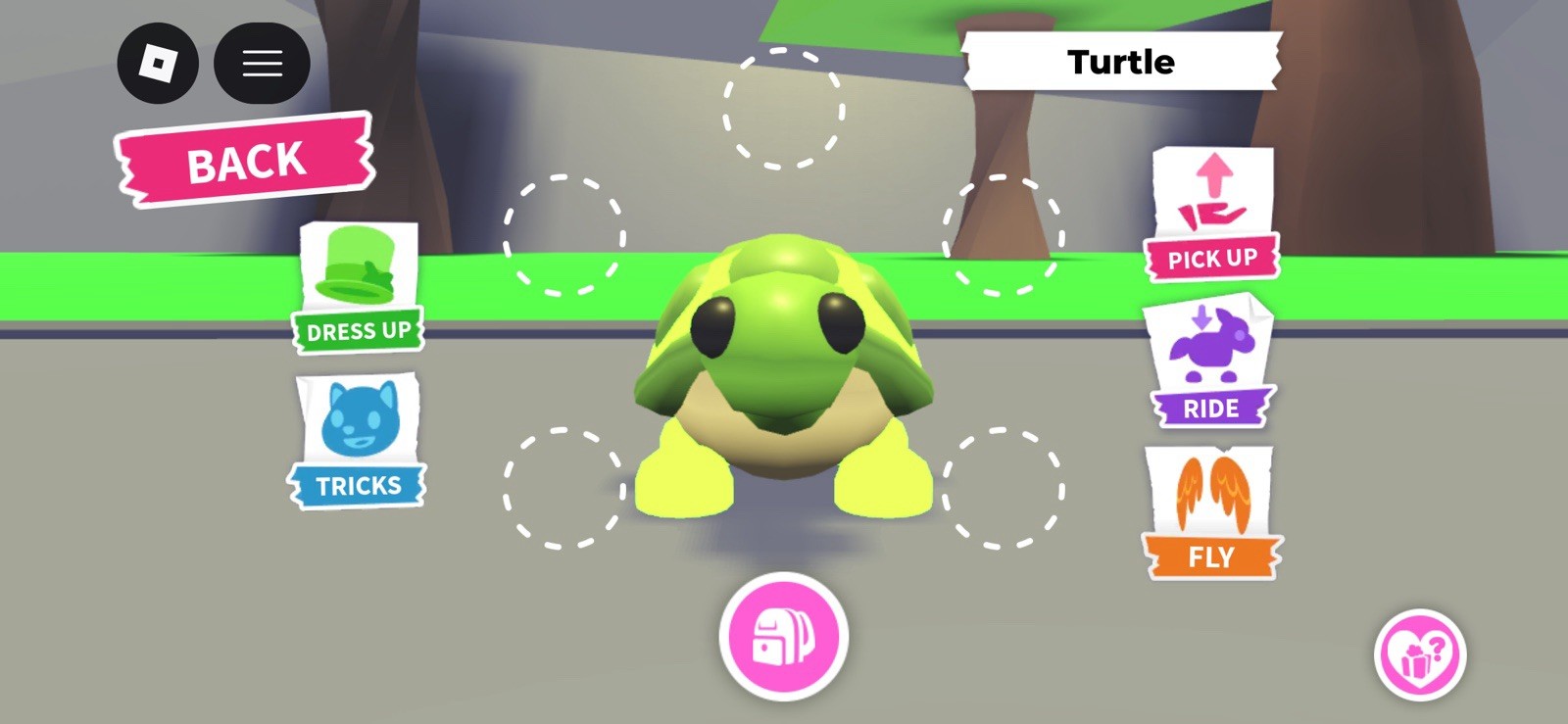 Adopt Me! Turtle Legendary Neon Luminous Virtual Pet - Fly Ride