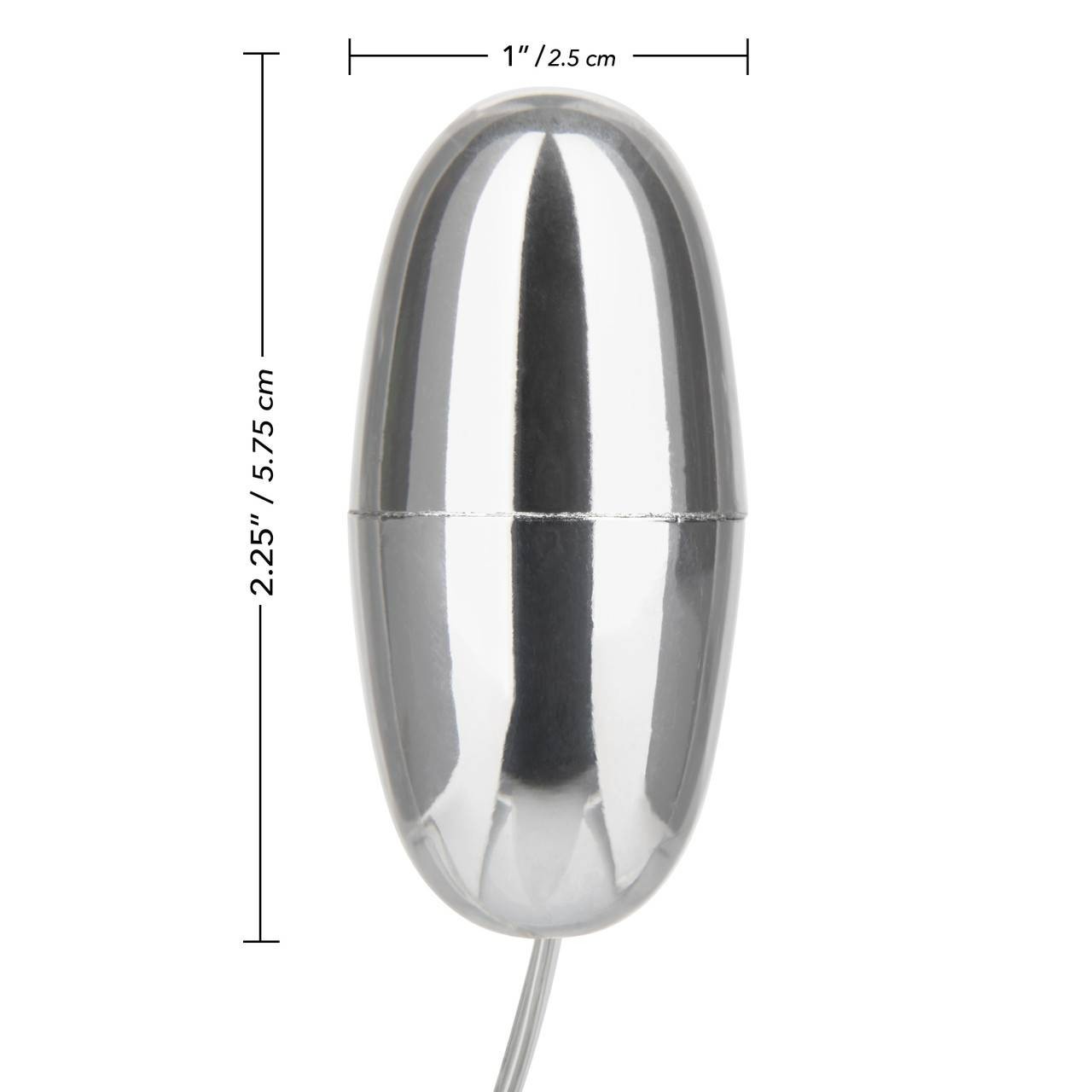 Cal Exotics Classic Silver Bullet Egg Clitoral Vibrator