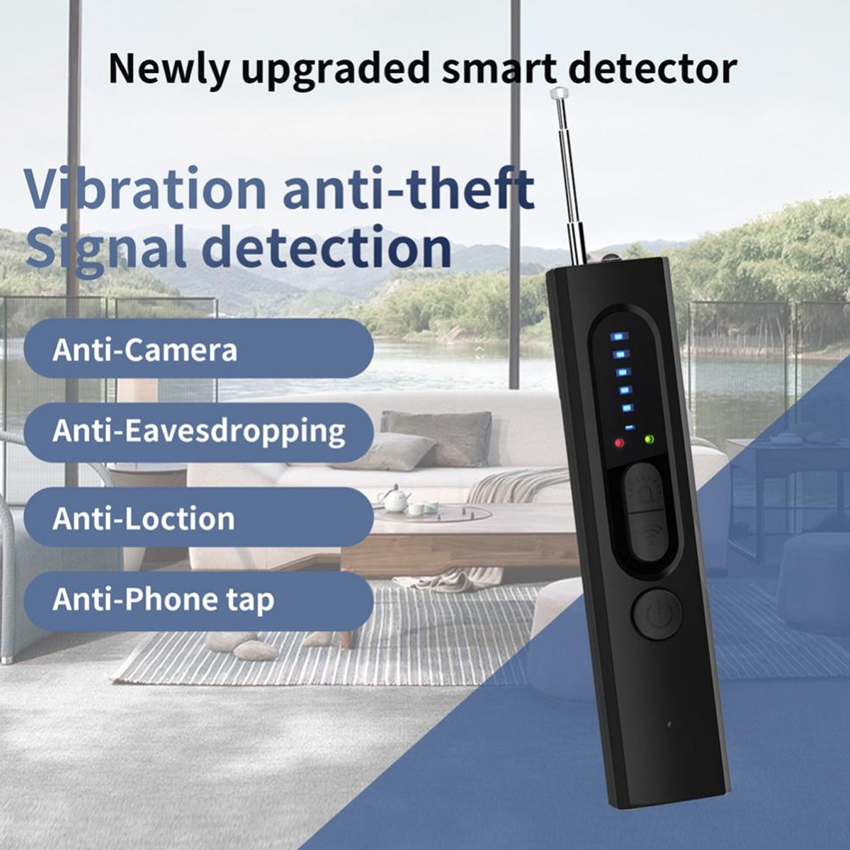 Portabl Hidden Camera Detector, Camera Detector, Anti Spy, GPS Tracker Detector.
