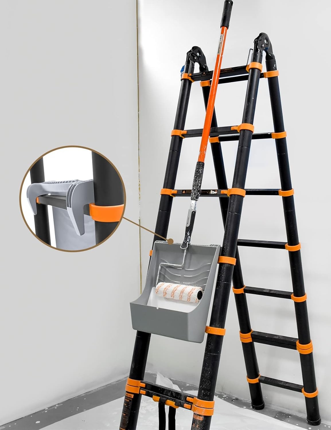 ROLLINGDOG Multifunctional Paint Roller Tray Kit - Ladder