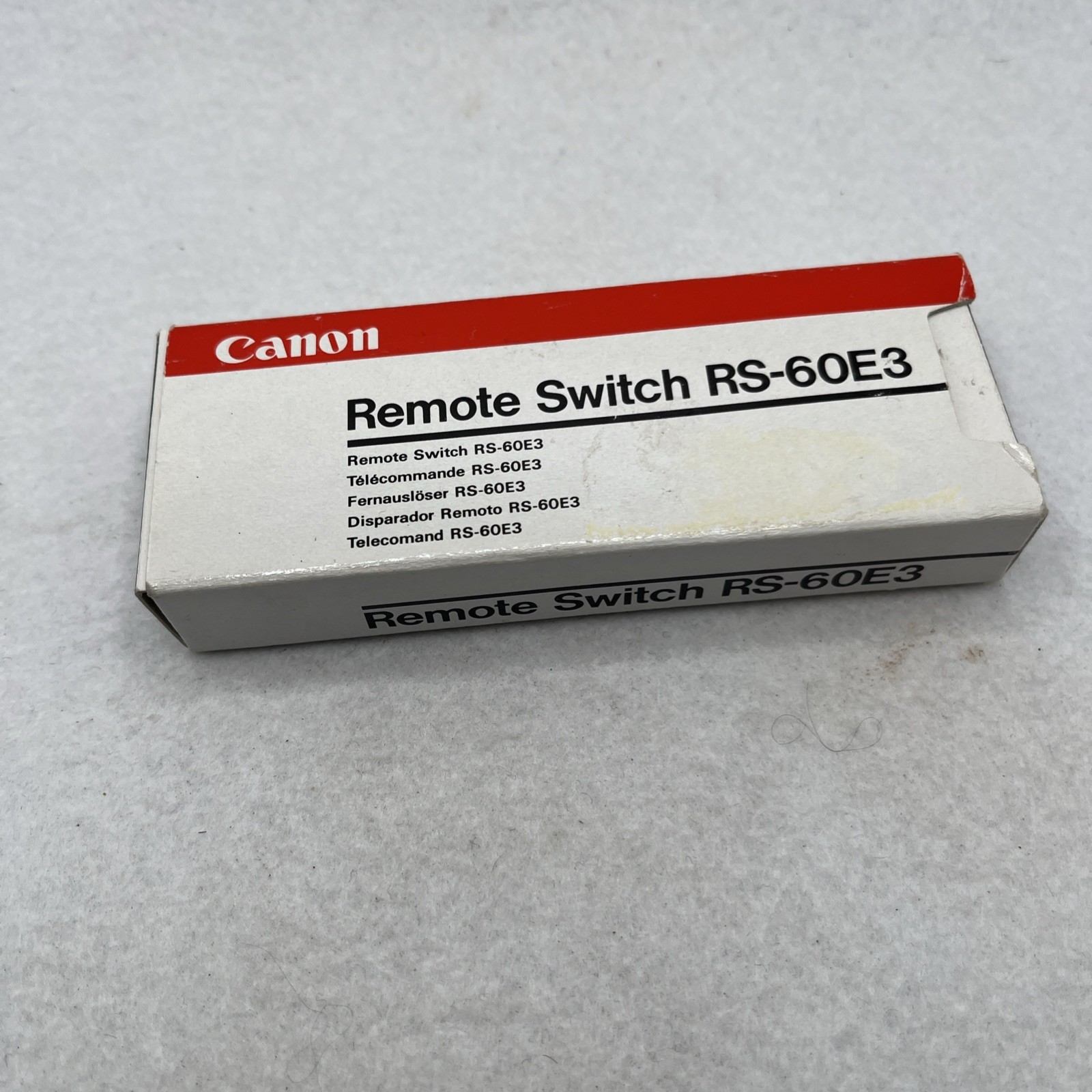Canon RS 60E3 Wired Remote Switch Shutter Release EOS Cameras W/ Original Box