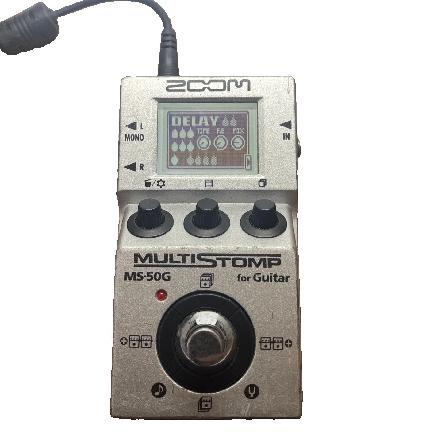 Zoom MS-50G MultiStomp Guitar Effects Pedal Multi Effector Tested Working