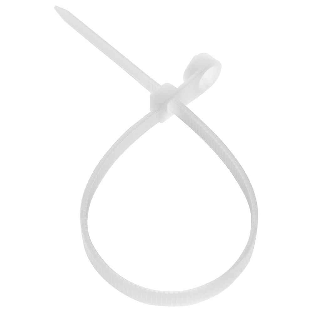NavePoint 8 Inch Nylon White Cable Ties 50 Lbs 100 Pack