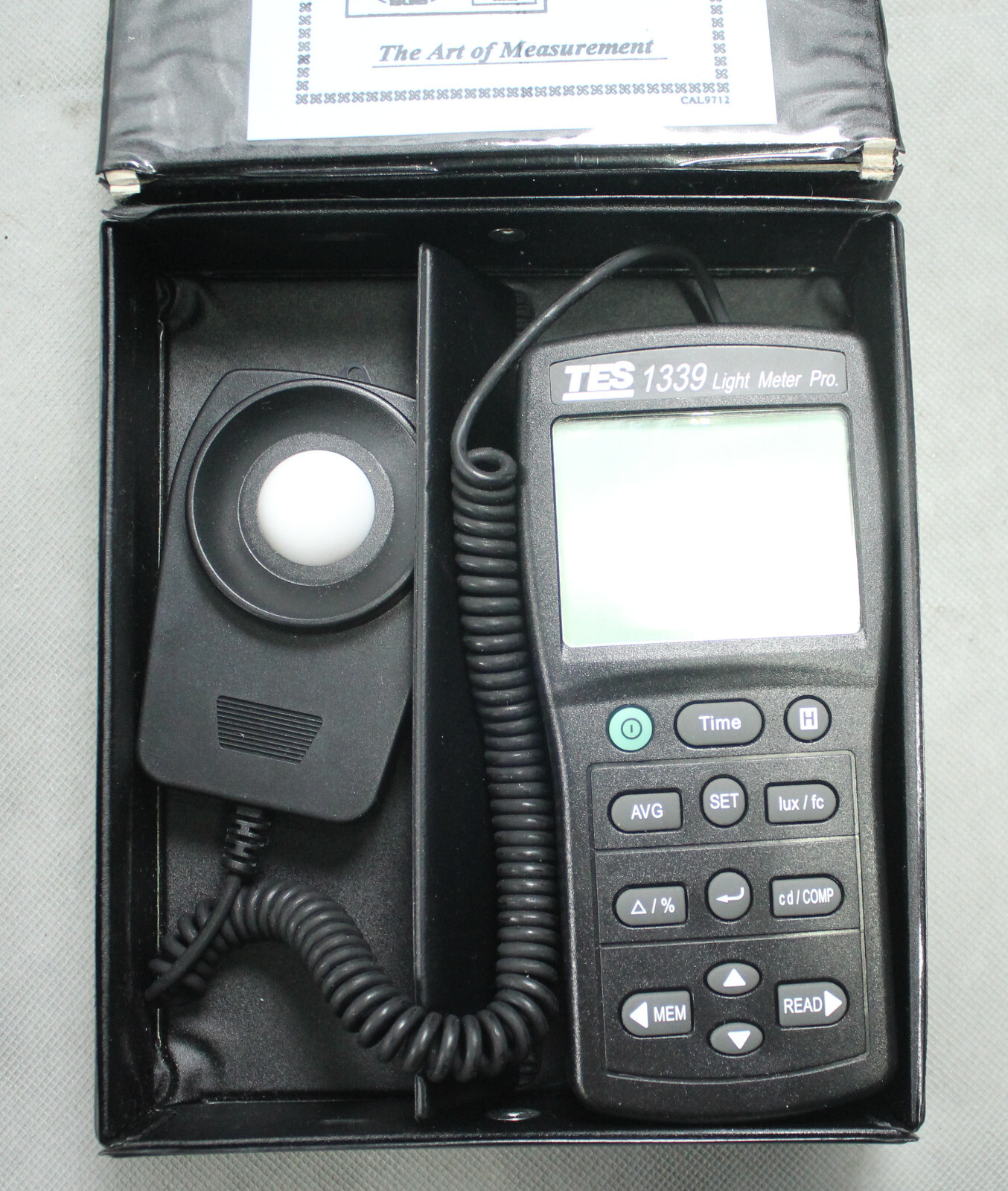 Klinger TES-1339 Digital Light Meter Luminous Tester with Dual Display