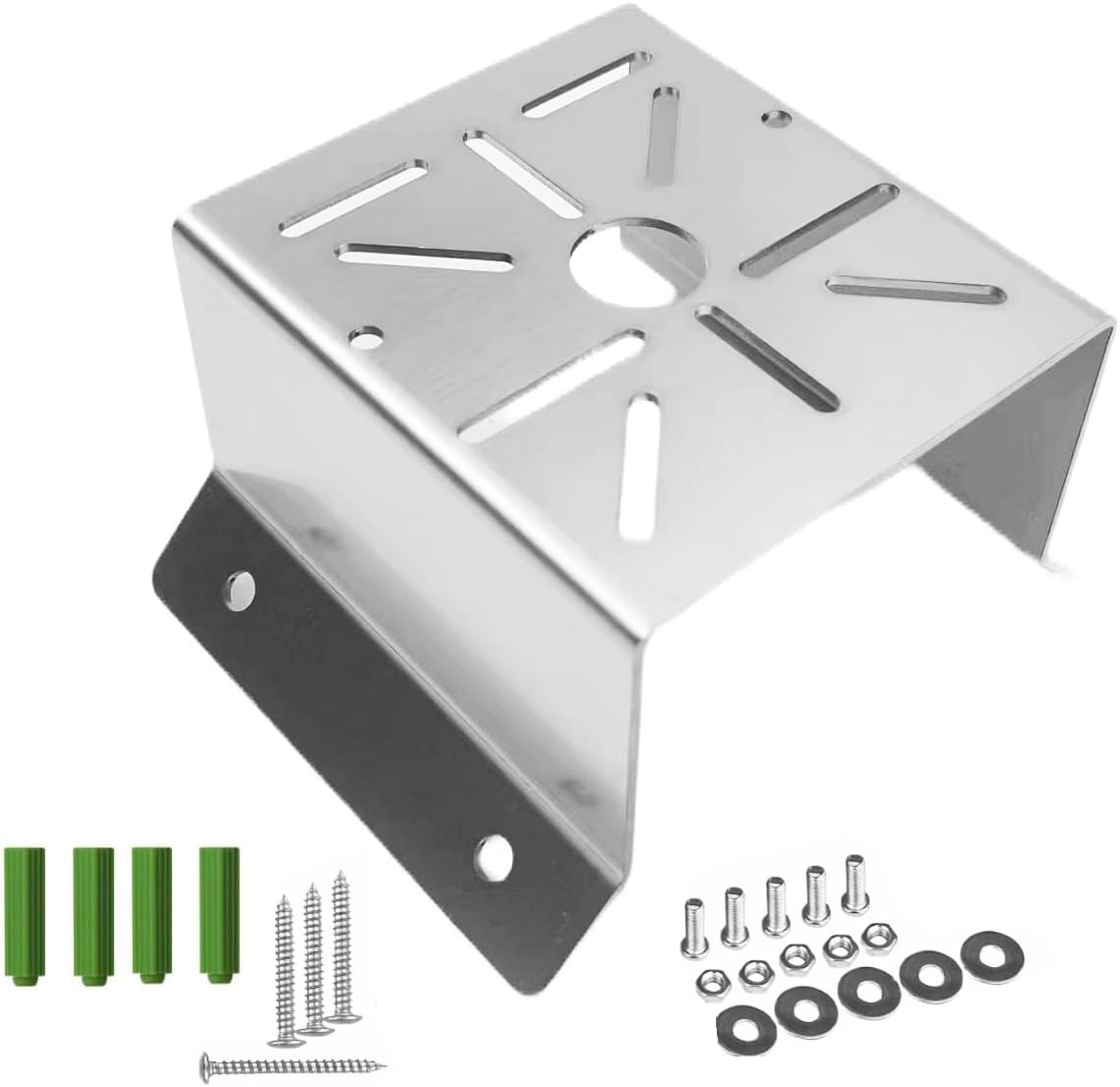 CCTV Security Camera Corner Mount Bracket, Stainless Steel Wall Corner Adapter M
