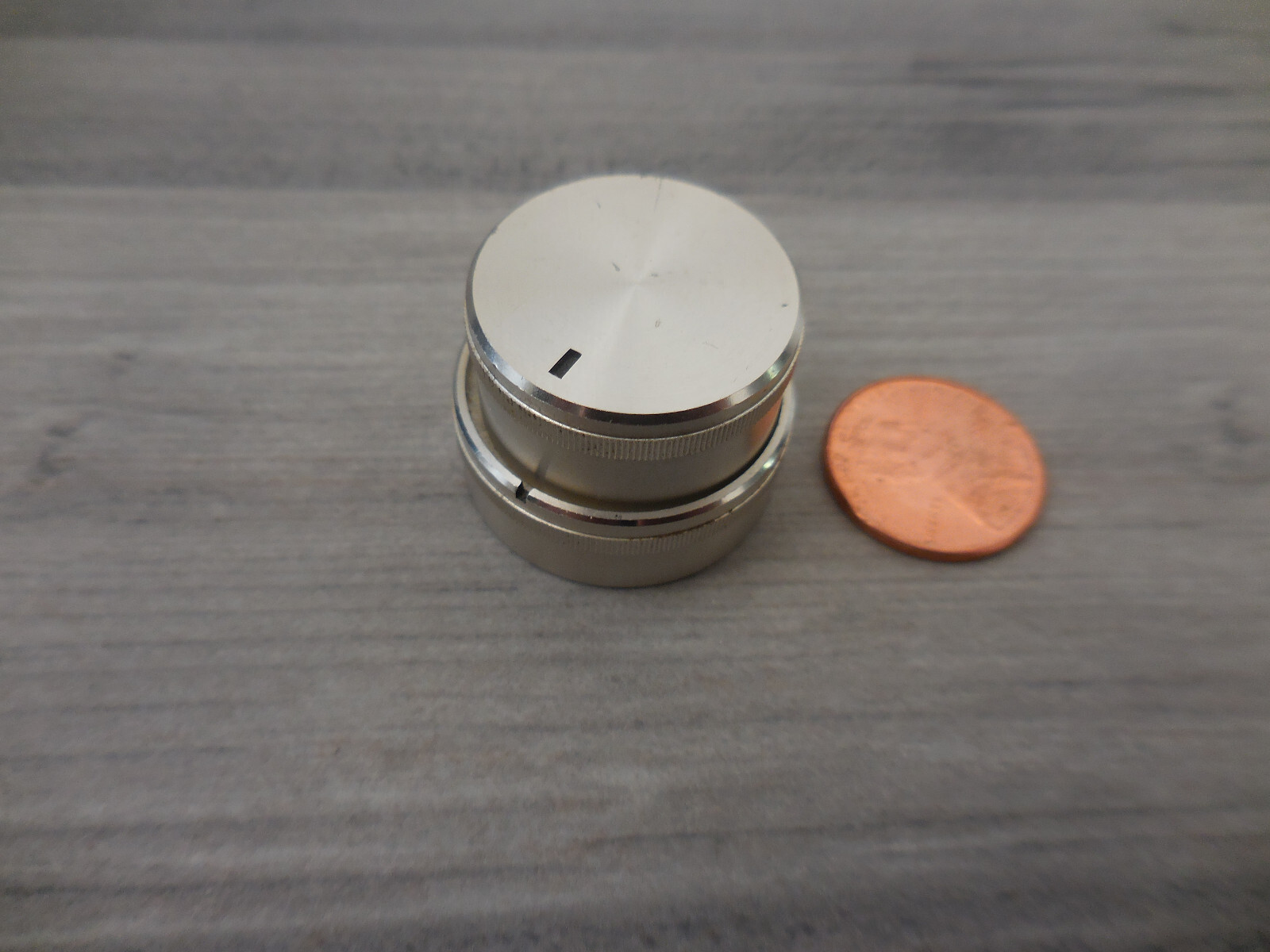 Two Piece Split Knob Assembly Knurled Edging Unknown Model