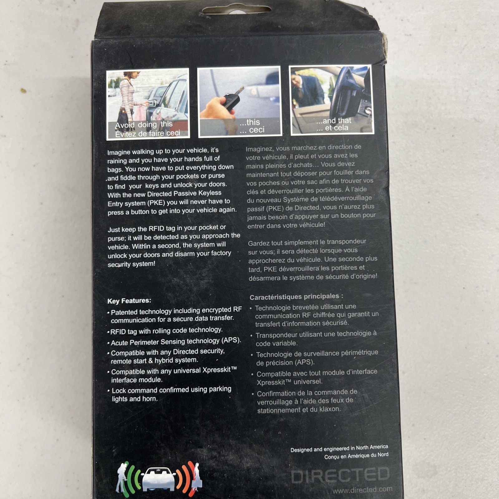 Directed PKE Passive Keyless Entry System