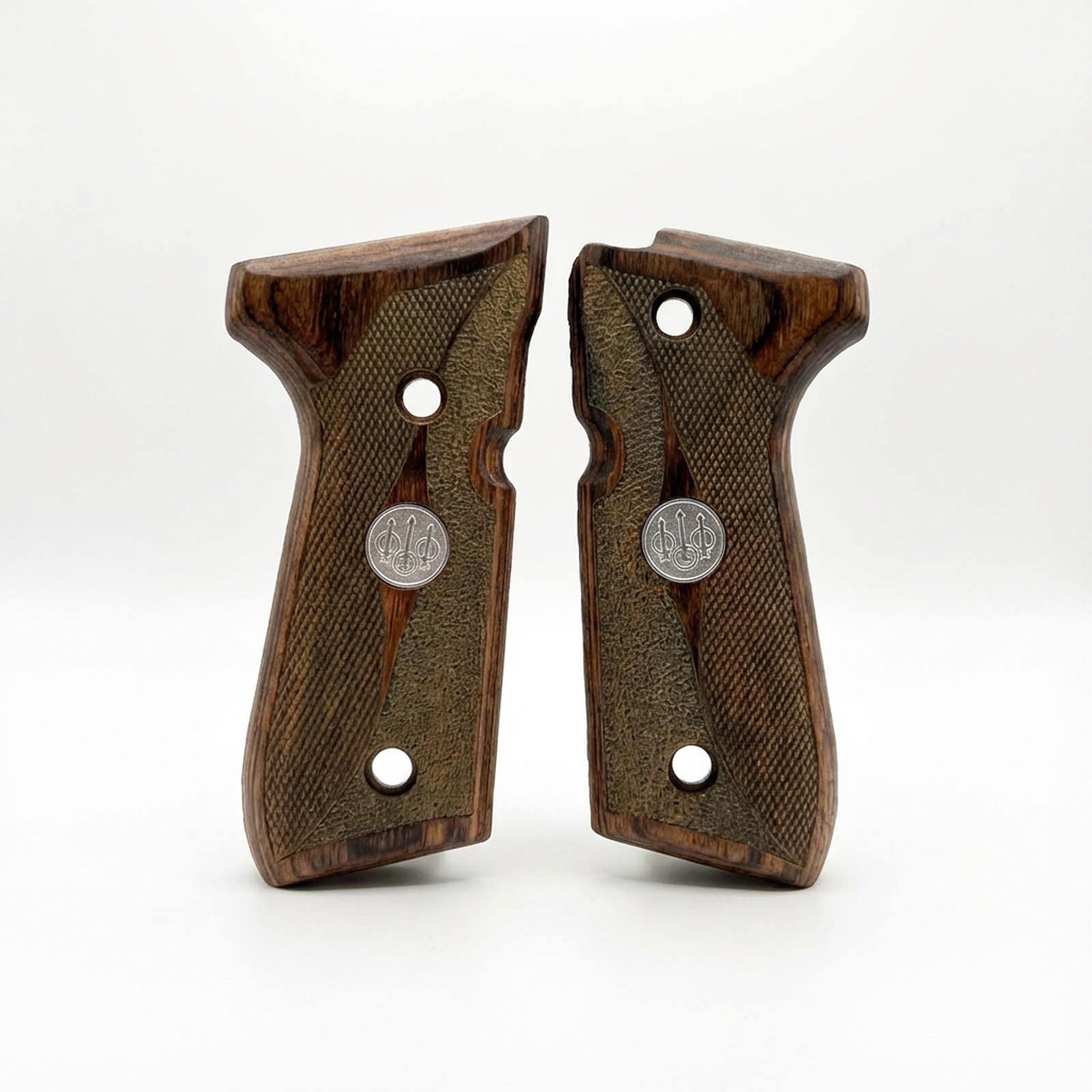 Beretta 92 96 FS Tactical Wood Pistol Grips w/ Screws EDC Combat Upgrade
