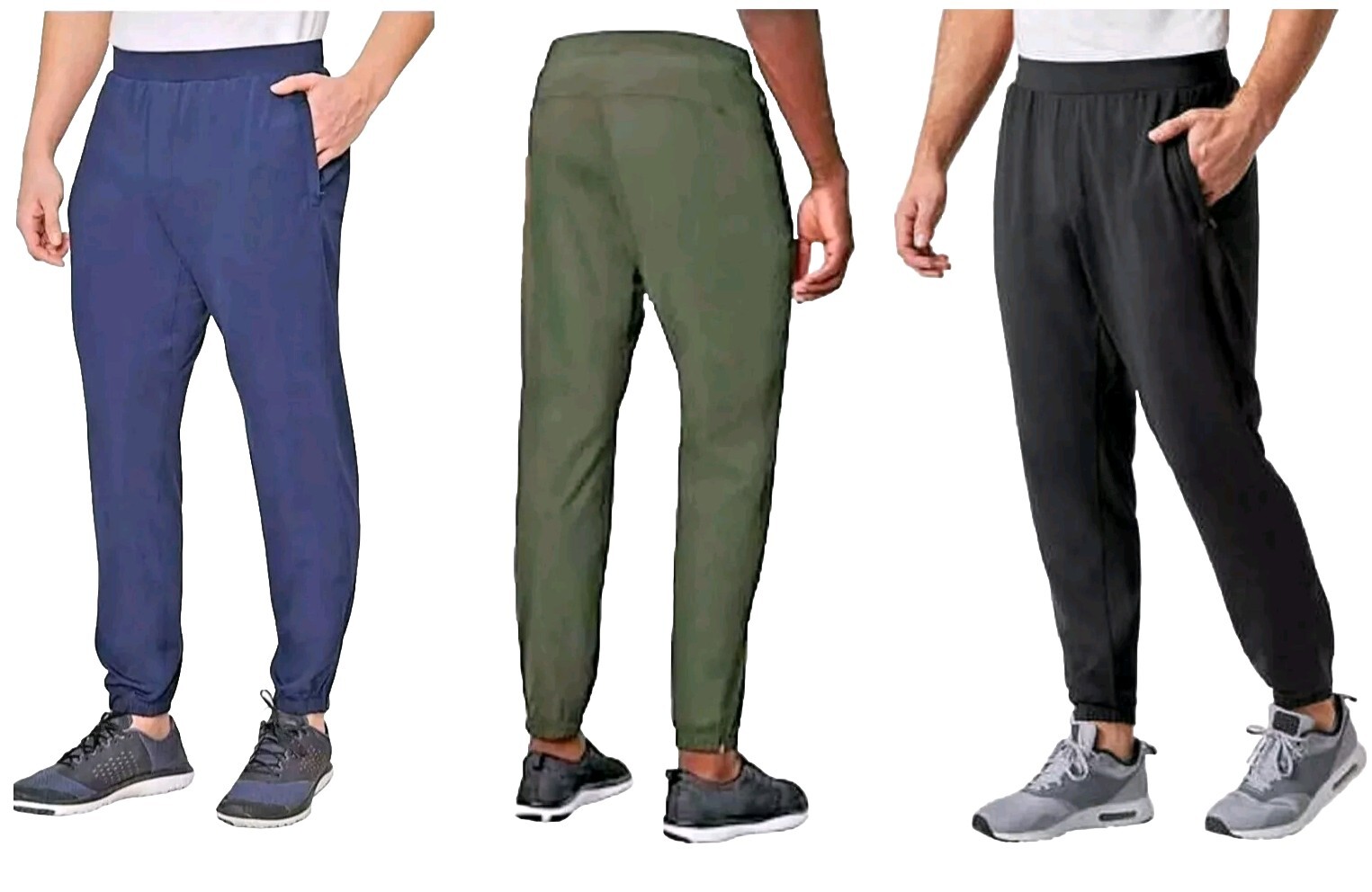 Mondetta Men's Outdoor Project Performance Fabric Joggers Navy Green Black M-XXL