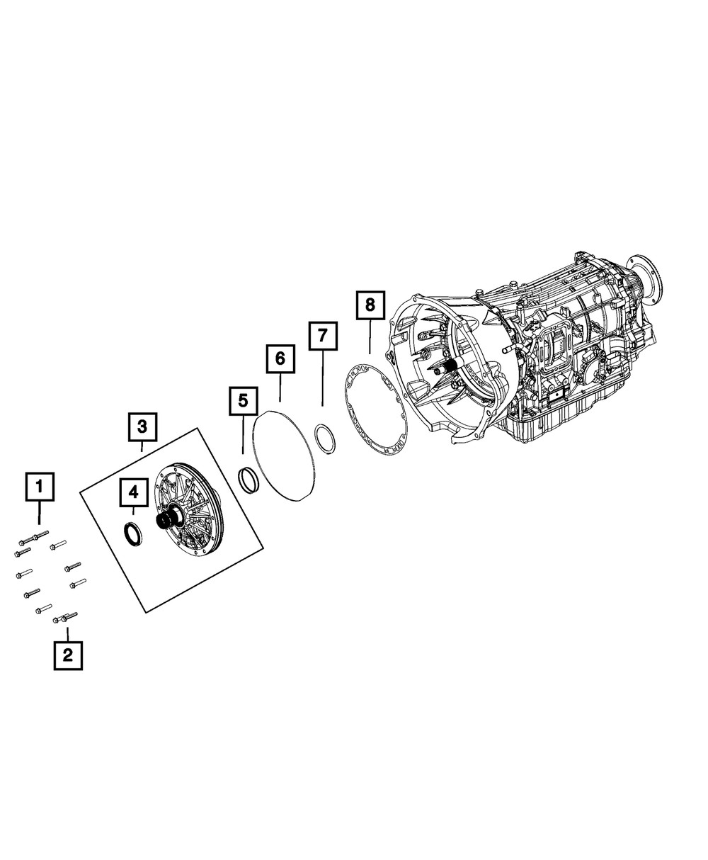 Genuine Mopar Hex Head Bolt And Washer 68214886AA