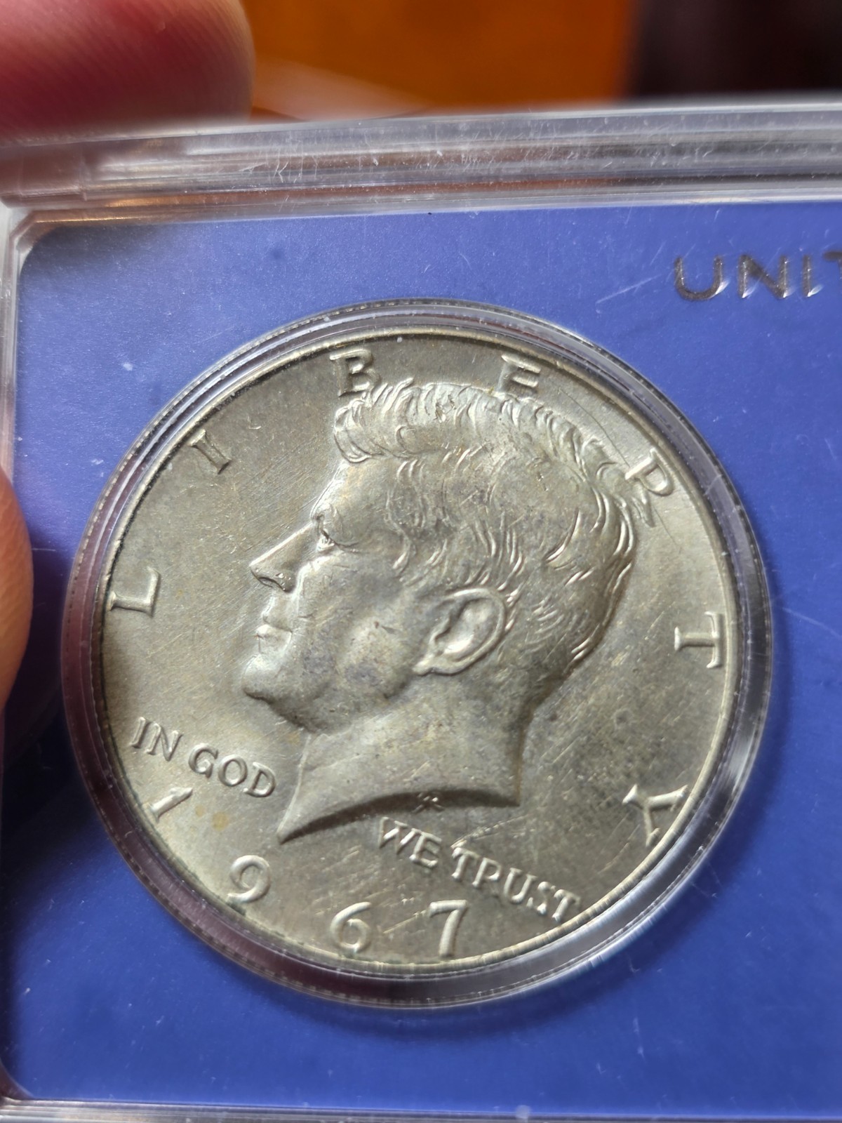 1967 us special mint set 5 coins half dollar replaced