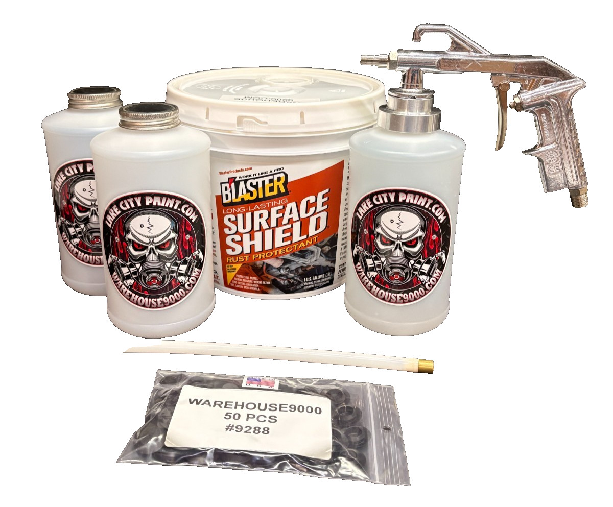 Amber PB Blaster Semi-Pro Undercoating Gun - Straight Wand Kit (3 W Quarts)