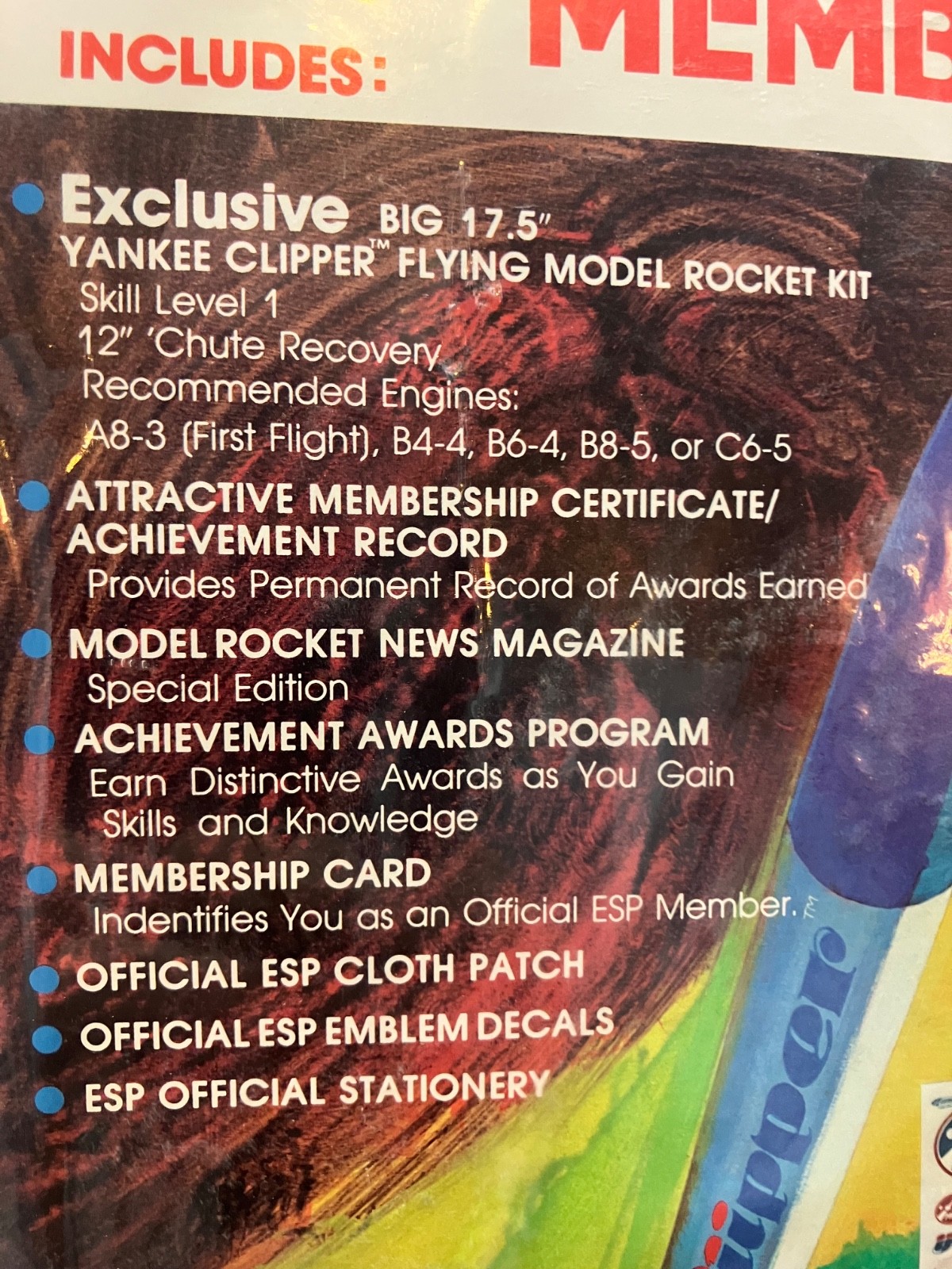 Extremely Rare Estes Space Program Membership Kit #1443 - Sealed