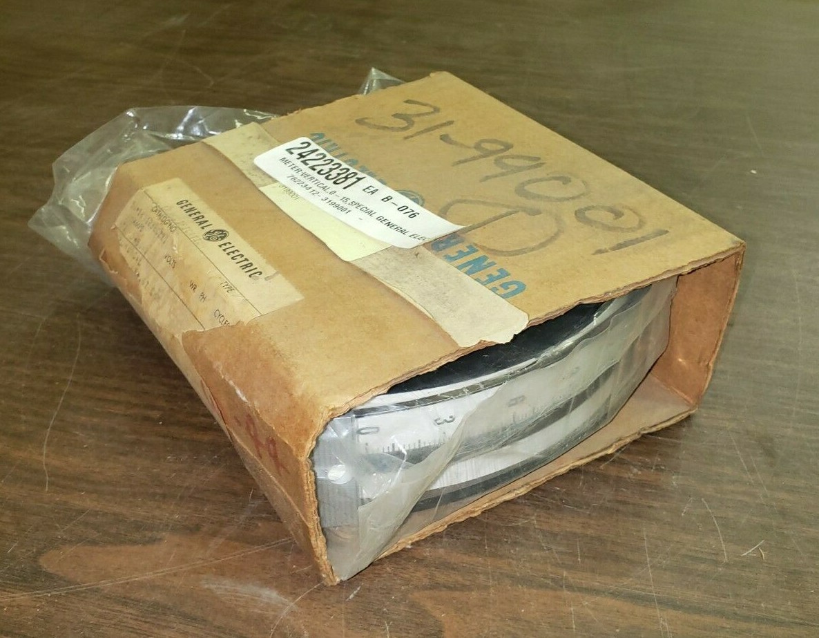 New In Box General Electric 50-180 123 ECZZ1 0-50MV