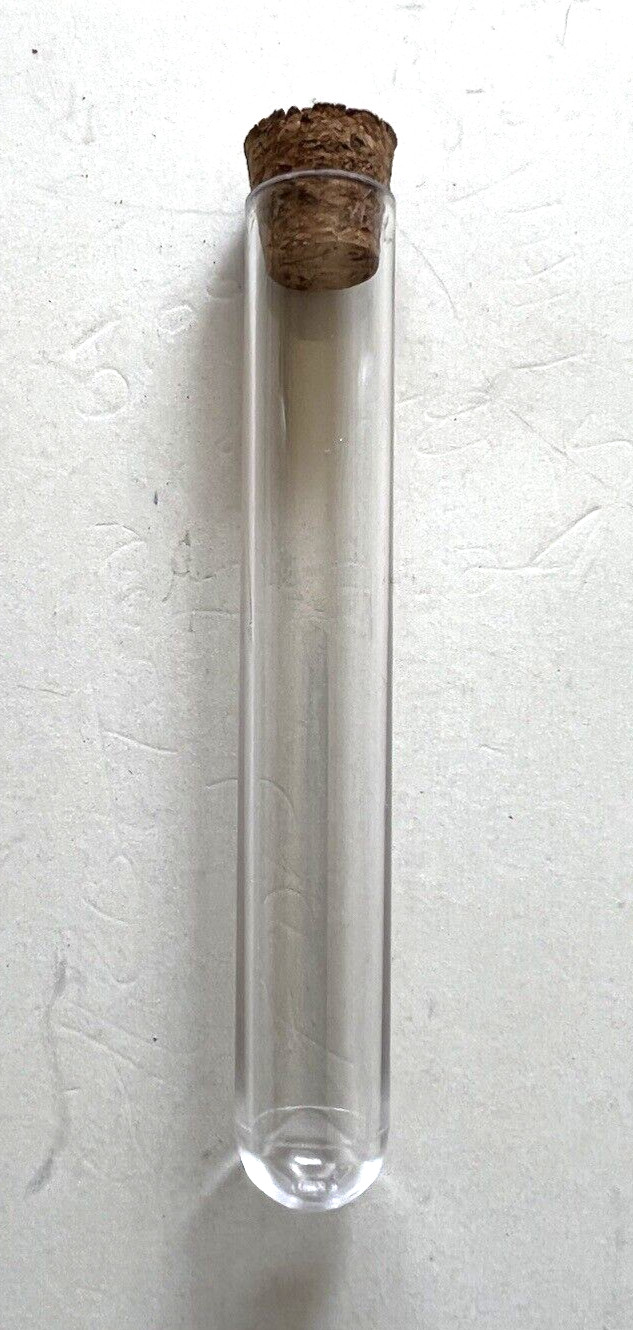 200 Plastic 3” Vials With Cork from USA Seller Test Tube Baby / Bridal Shower