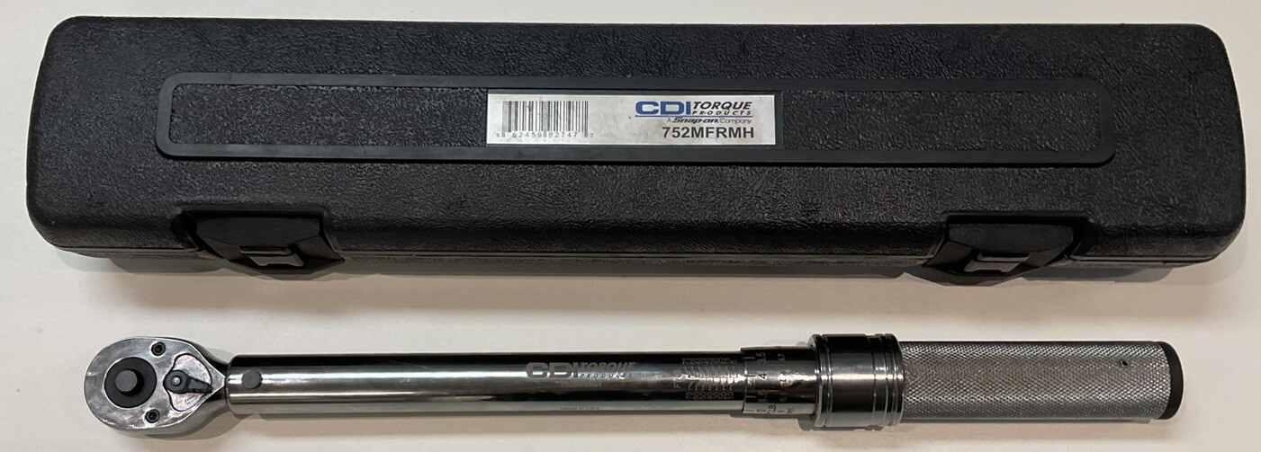 CDI Torque Products (Snap On) 752MFRMH 3/8" Torque Wrench - Used - Free Ship!