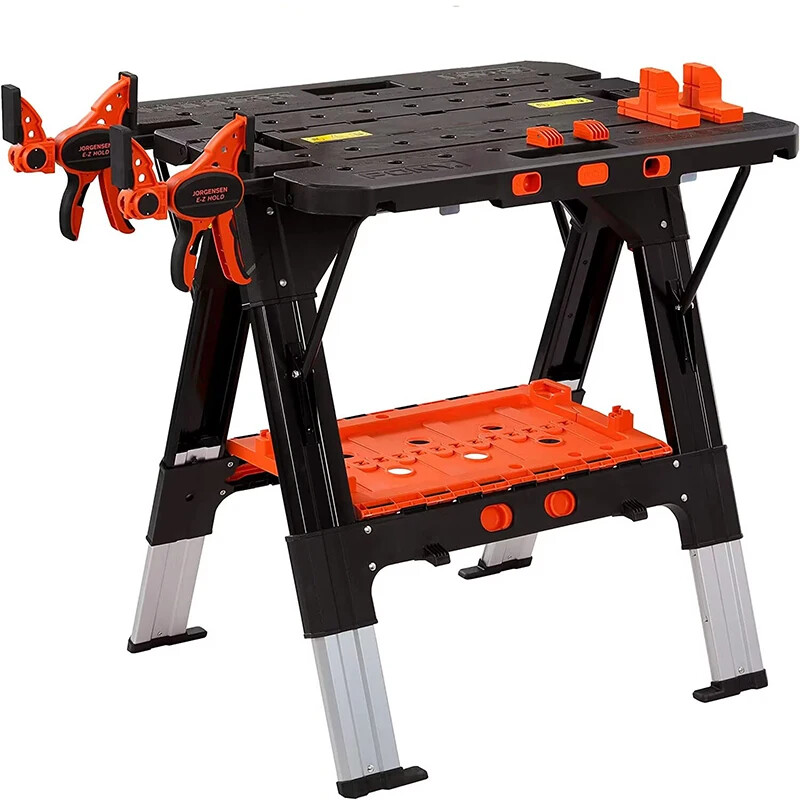 Portable Folding Workbench Saw Stand and Work Multifunctional Woodworking Bench