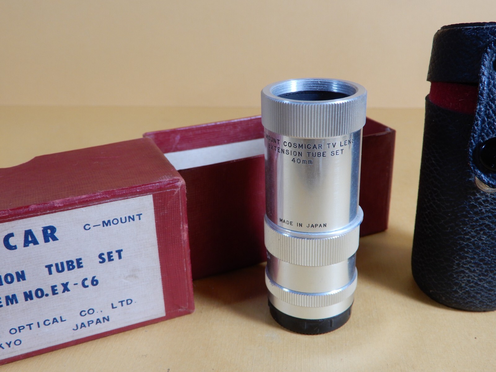 Cosmicar Japanese EX-C6 TV Lens Extension Tube Great Condition Original Box