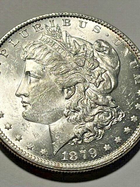 1879-P Morgan Silver Dollar Unc++ #19178ah