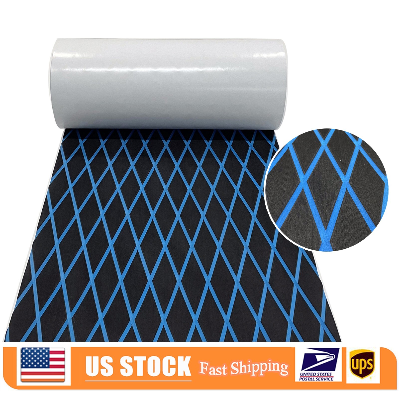 Blue Boat Flooring EVA Foam Floor Deck Mat Marine Decking Sheet | Yacht Cruisers