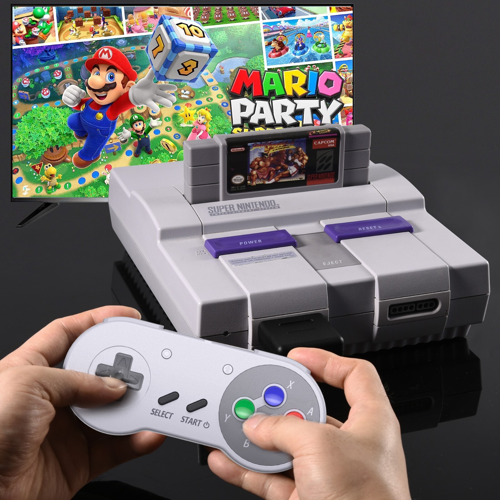 Wireless USB Super NES Controller for Nintendo Switch Online PC macOS Steam Deck