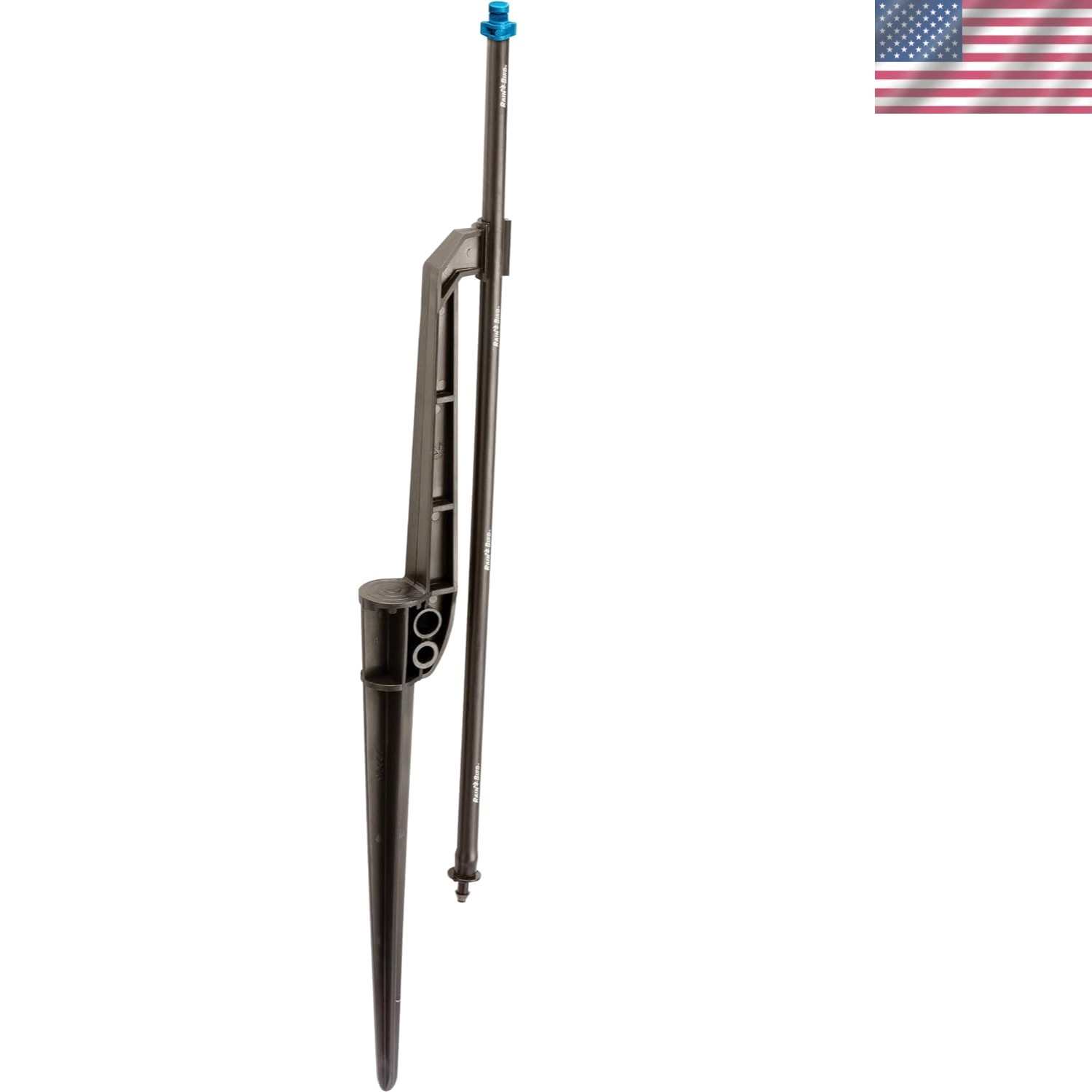 Efficient Drip Irrigation Fan Spray on Adjustable Riser Stake, 180° Pattern