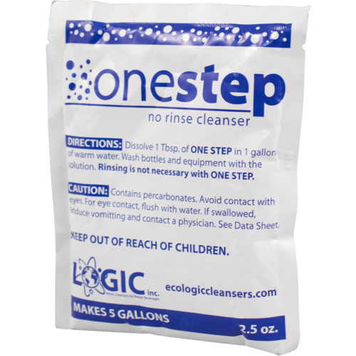 One Step Cleanser - 2.5oz - No Rinse Brewing Cleaner for Pro or Home Brewing