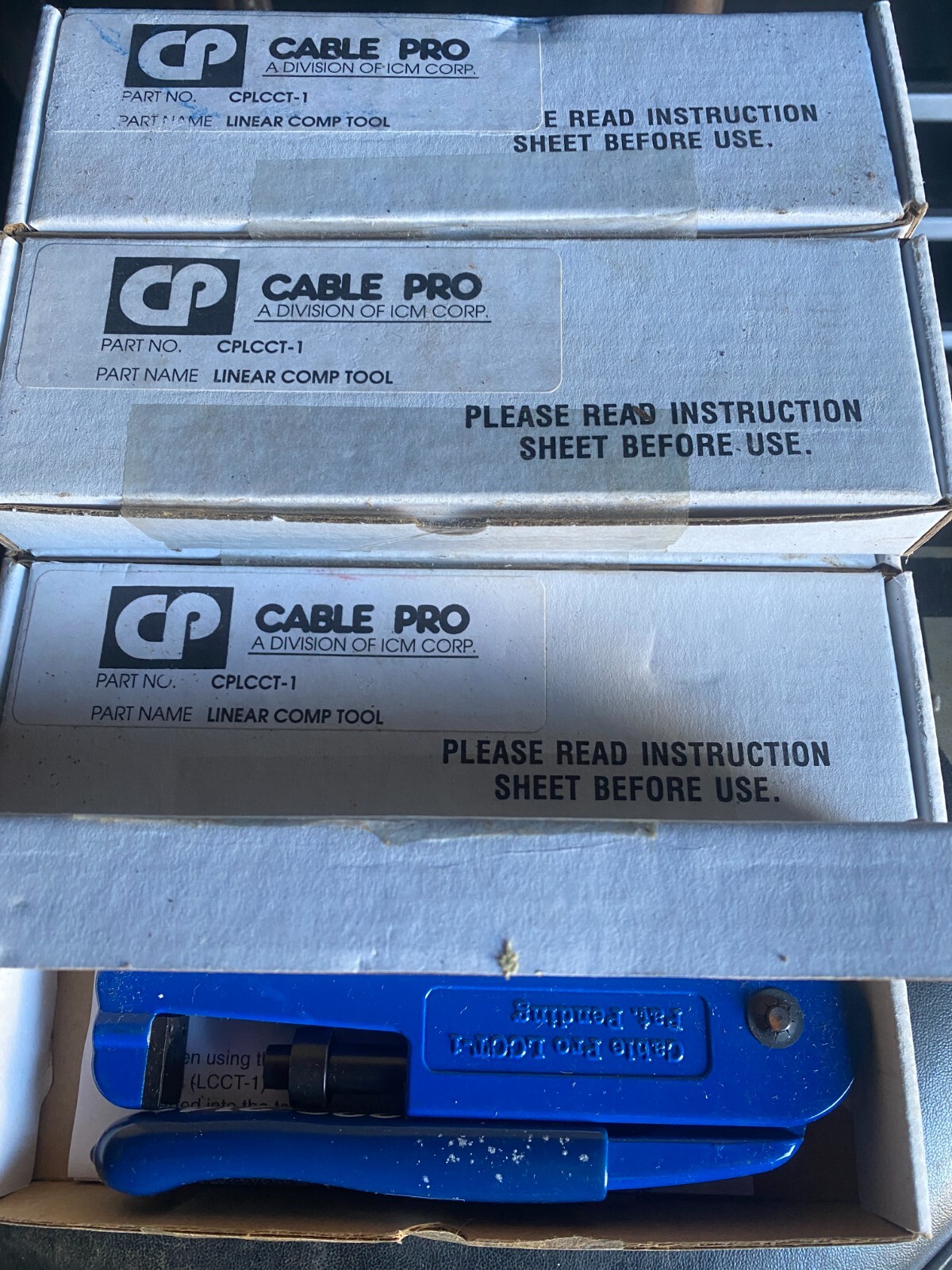 Cable Fitting Compression tool RG59, RG6. Cable Pro cplcct-1