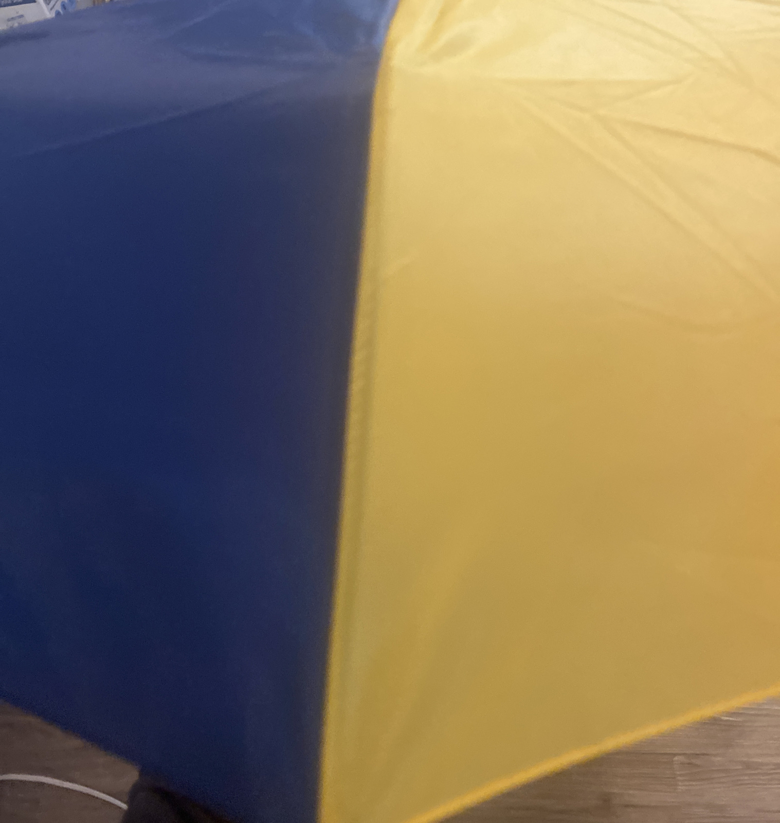 Aldi 2023 Capsule Collection Multicolor Striped Automatic Compact Umbrella NWT