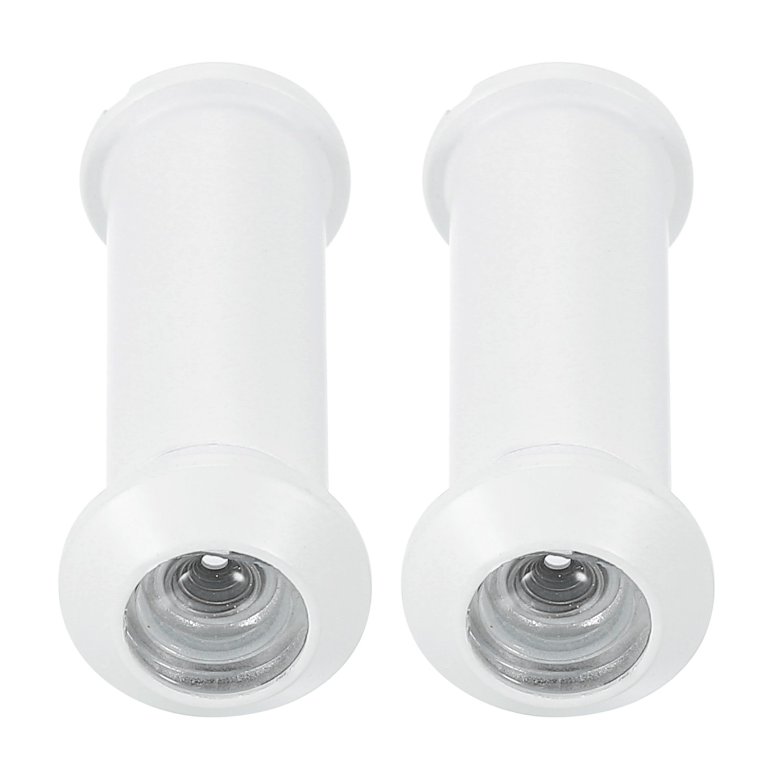 2Pcs 1/2" Door Viewer Peephole Copper Privacy Door Viewer for Security White