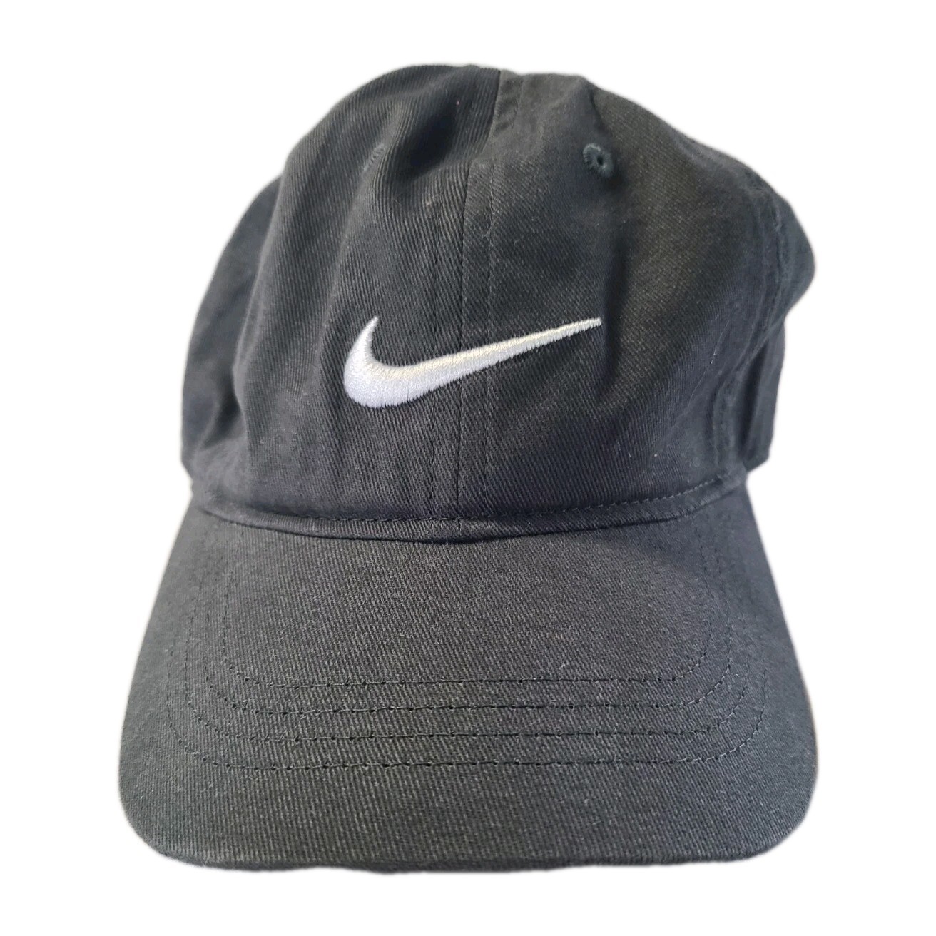 Nike Strapback Hat Toddler Size Gray Adjustable Swoosh Logo Solid Cotton