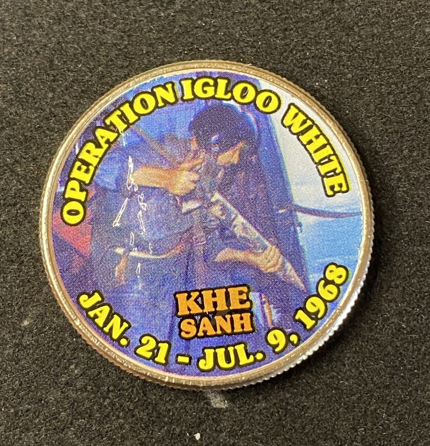 Colorized Kennedy JFK Half Dollar Khe Sahn Operation Igloo White Free Shipping