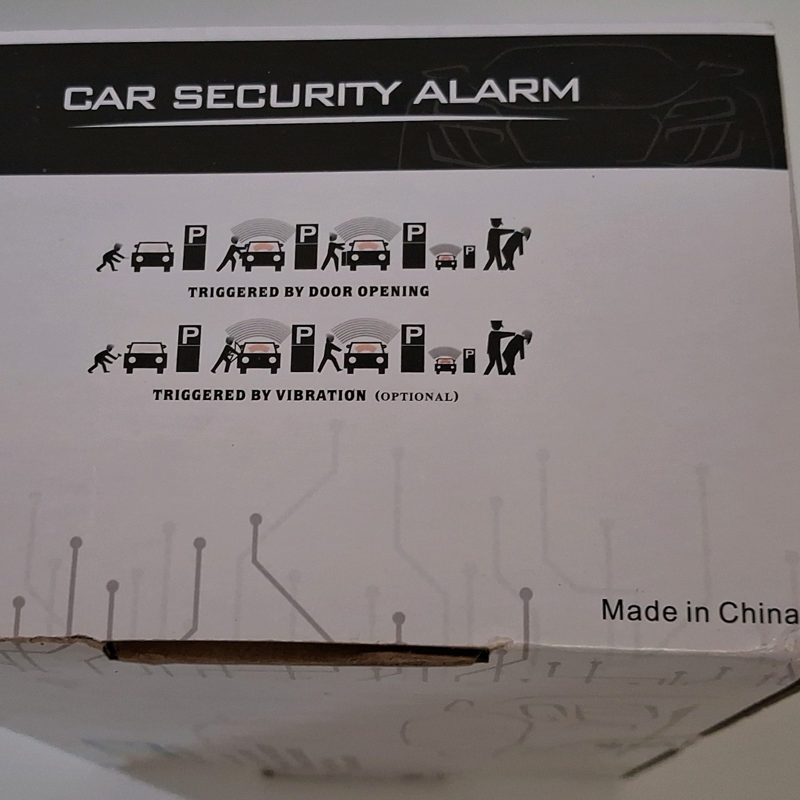 Banvie Car Alarm Engine Start System With Keyless Entry Open Box/Never Used