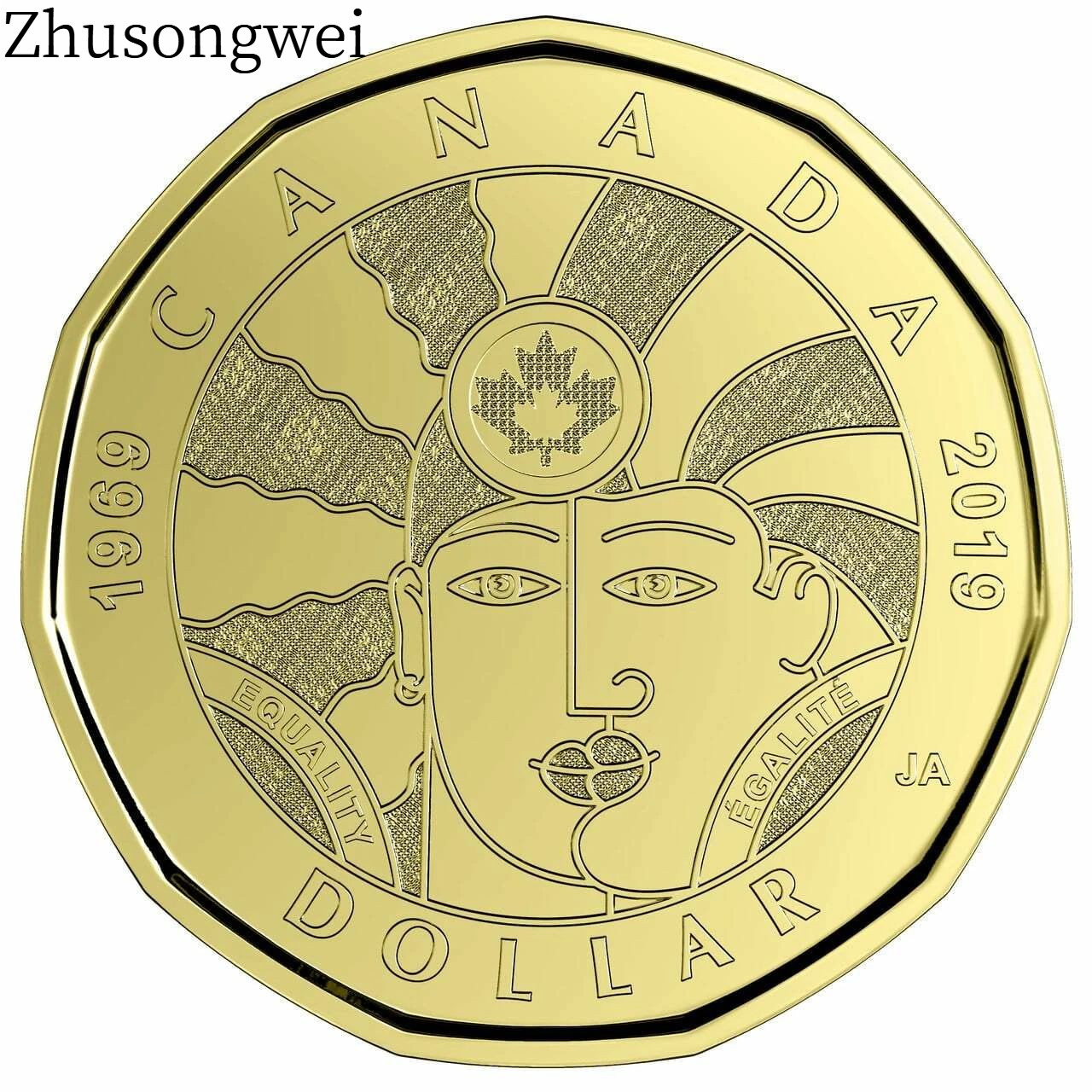 2019 Canada Dollar Coin - Equality - Free shipping