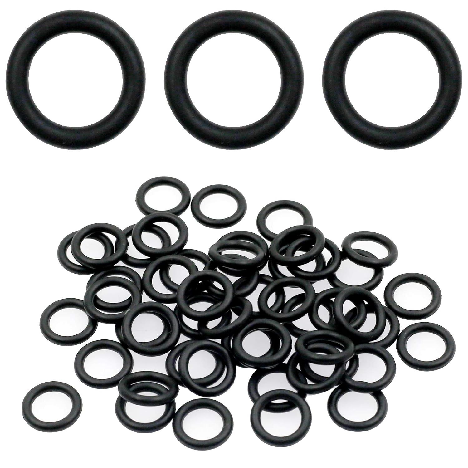 50Pcs Power Pressure Washer O-Rings for 1/4 Inch M22 Quick Connect Coupler (Blac