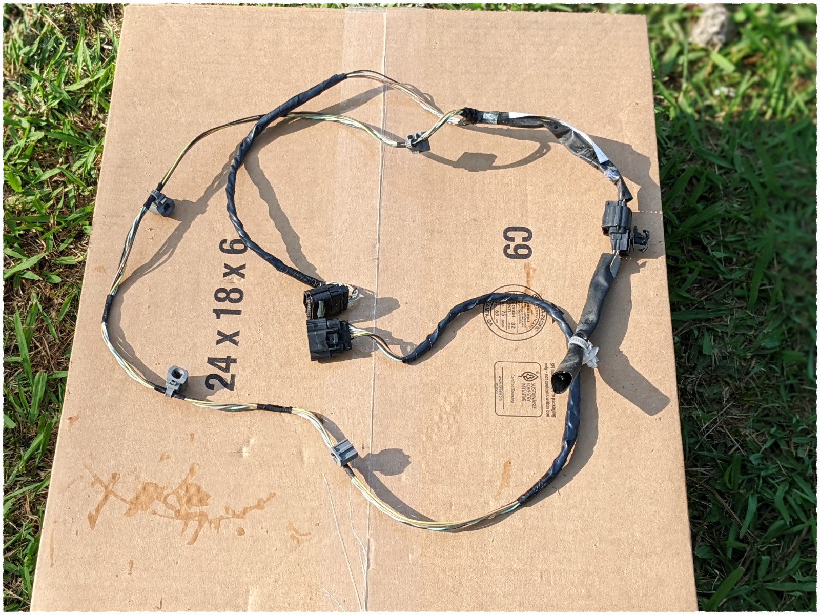 ✅ 2020 Nissan Sentra rear bumper, Blind Spot Radar Wiring Harness OEM