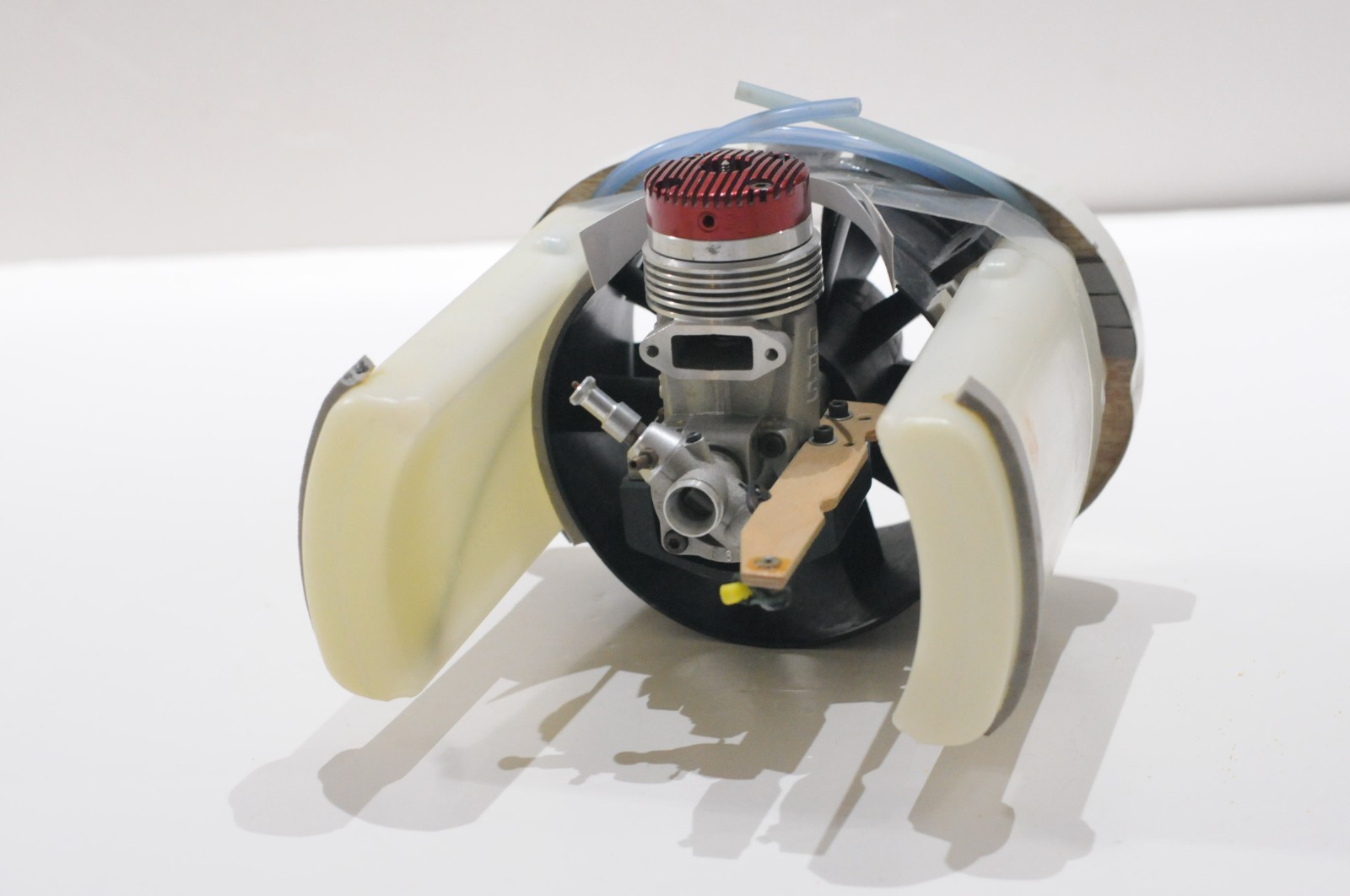OPS 60 SUPER R/C ENGINE PLANE SPA RCA RED PLATED HEAD DUCTED FAN NEW