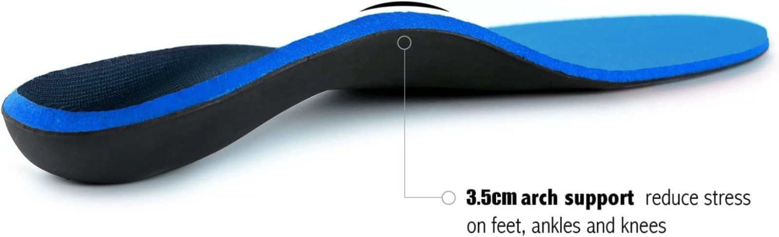 Orthotic Shoe Insoles for Flat Feet Heel Support for Plantar Fasciitis Men Women