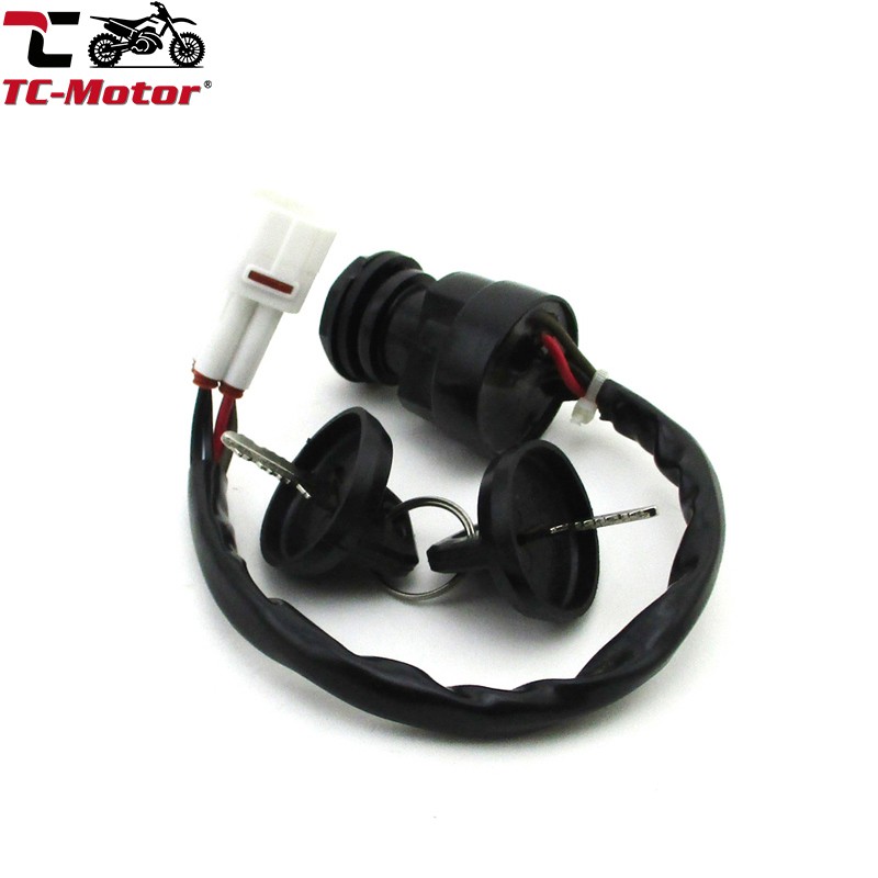 TC-Motor Ignition Key Switch For Yamaha Warrior 350 YFM350 BEAR TRACKER YFM250