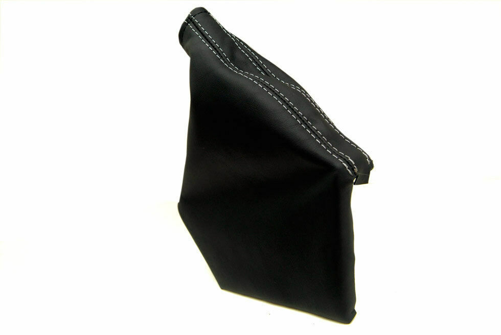 Fits 2008-2016 Subaru Impreza Synthetic Leather E Brake Boot Cover  Gray Stitch
