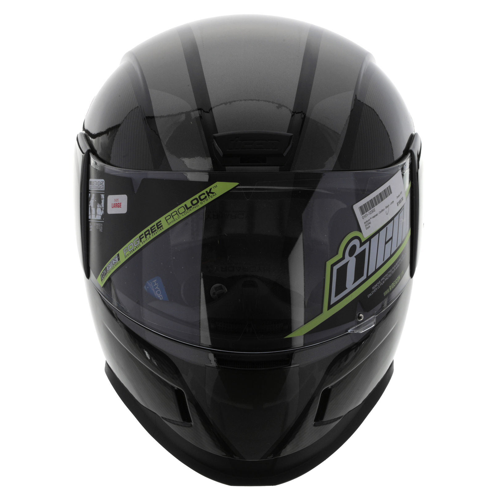 Icon Airform Black Helmet Large