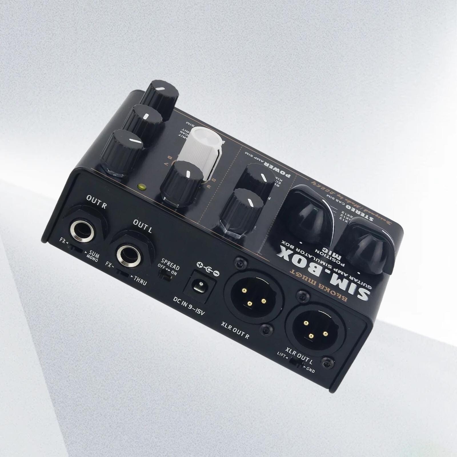 New SIM BOX Electric Guitar Amp Simulator Box Cabinet Simulator Effect Pedal