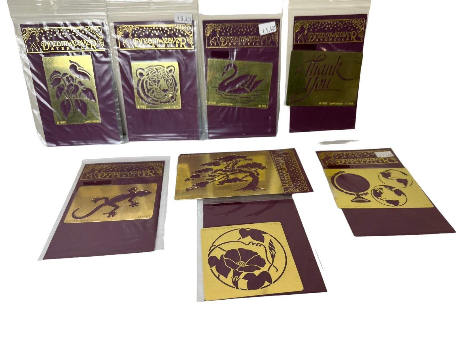 NEW embossing STENCILS cardmaking swan gecko floral lion thank you crafting arts