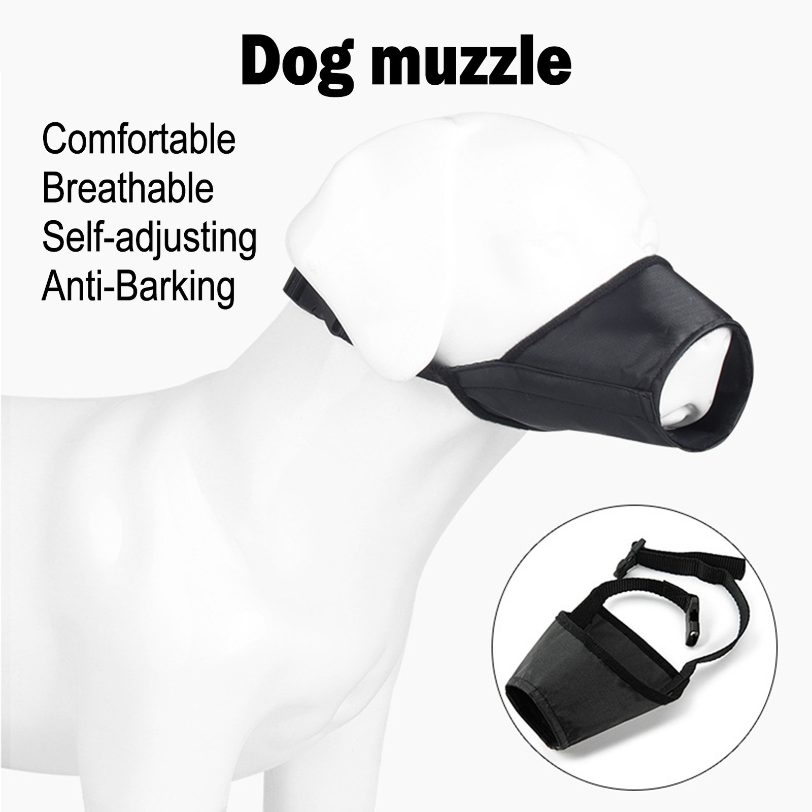 Dog Muzzle Dog Mouth Cover Anti Bite Anti Misuse Dog Mouth Cover GVTT