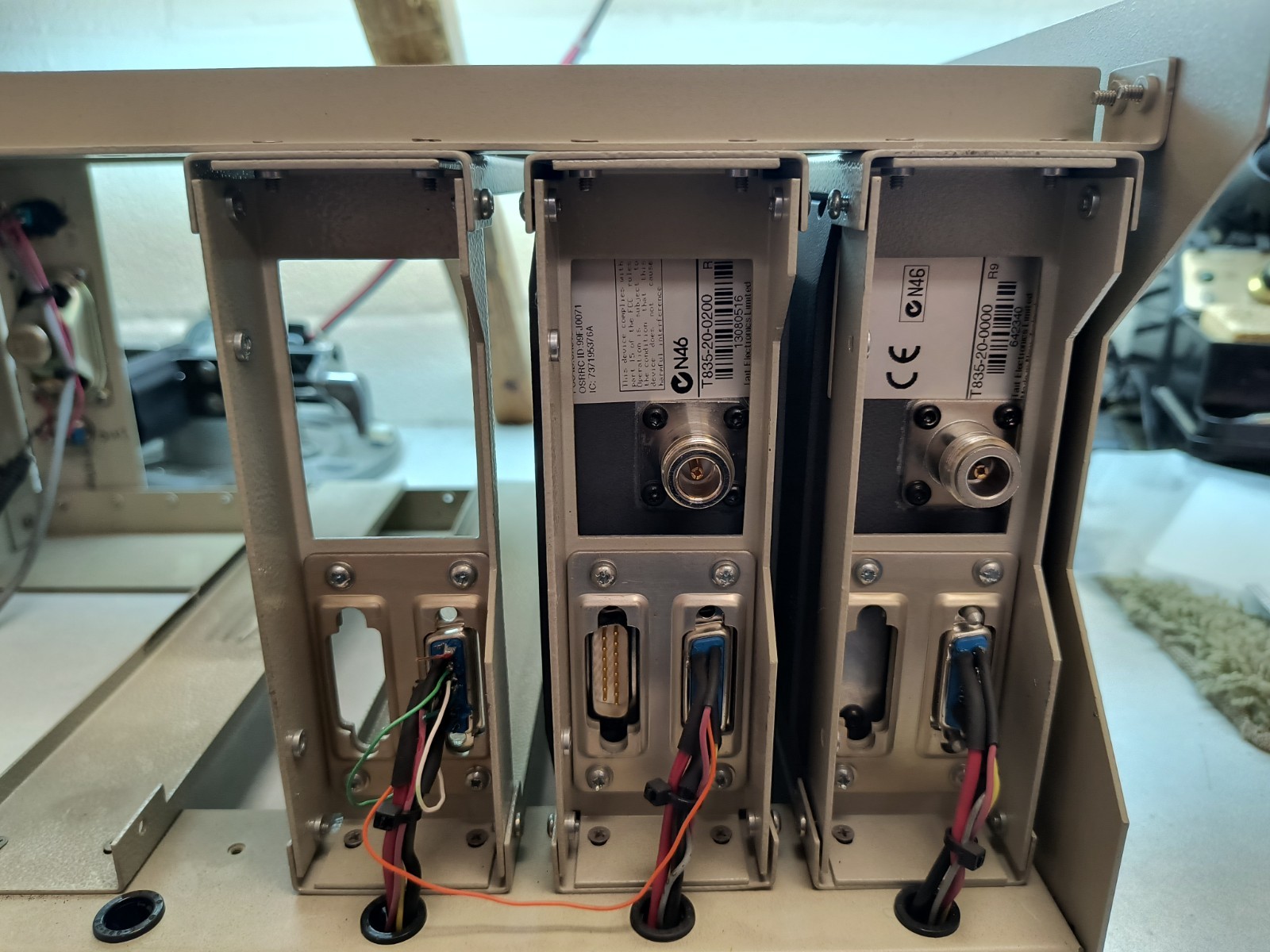 Tait T-835 Dual Receiver rack with Speaker Panel. (READ DESCRIPTION)