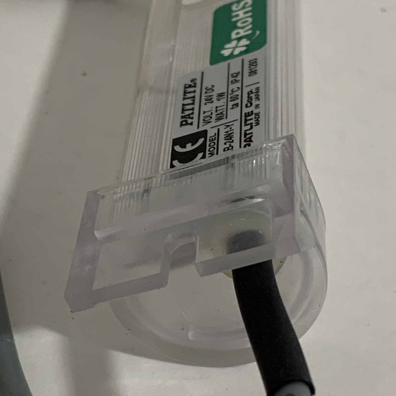 PATLITE LED WORK LIGHT 24V DC - CLB-24N1-Y - NEW OPEN BOX
