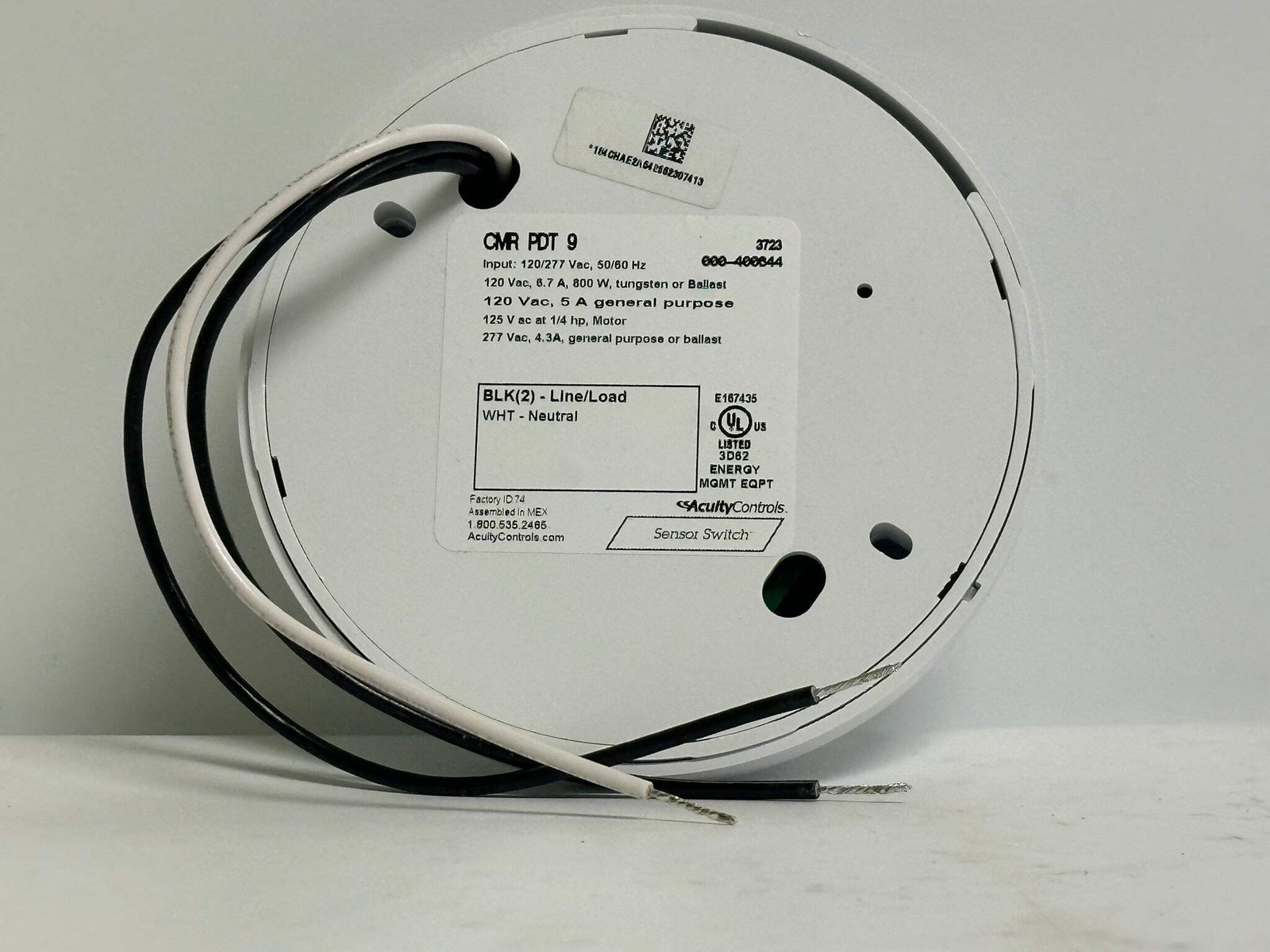 Sensor Switch (CMR-PDT-9) Dual Technology Ceiling Mount Occupancy Sensor